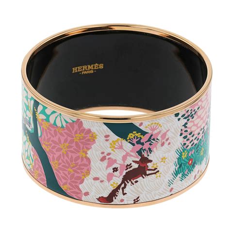 dans un jardin anglais hermes bracelet|Hermes Dans un Jardin Anglais Bangle .